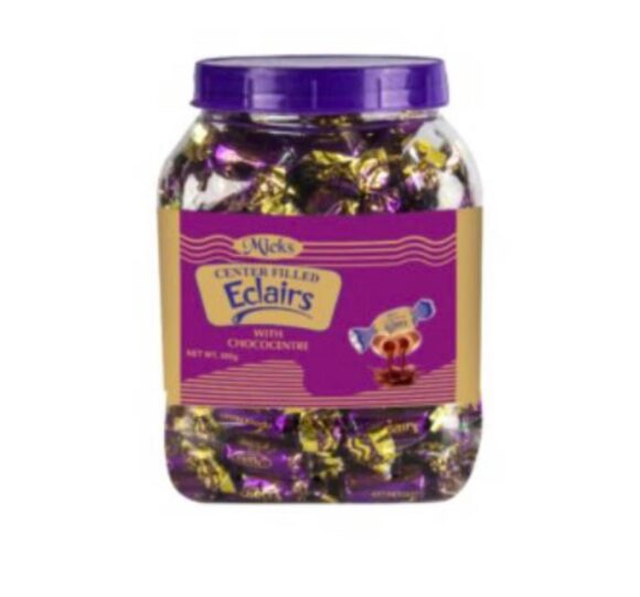 Micks Center Filled Eclairs 500g