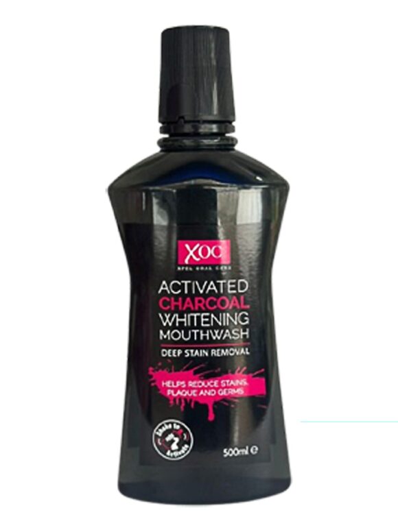 XOC Activated Charcoal Whitening Mouthwash 500ml