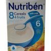 Nutriben 8 Cereals 4 Fruits With Milk 300g