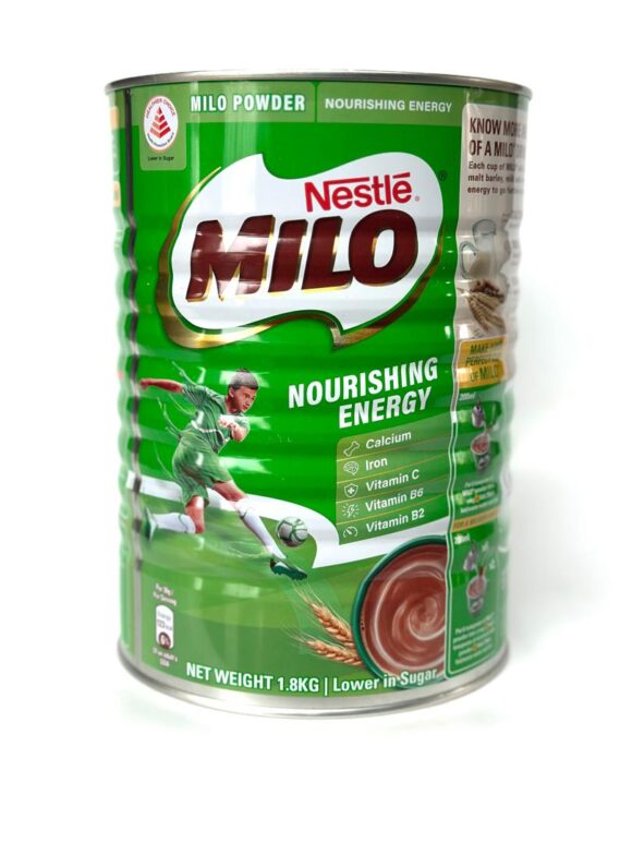 Nestle Milo Lower In Sugar Tin 1.8kg