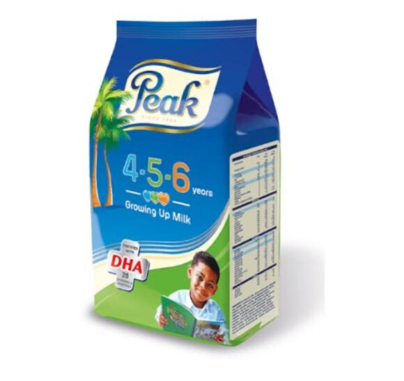 Peak 456 Growing Up Milk 4-6 Years Sachets 380g