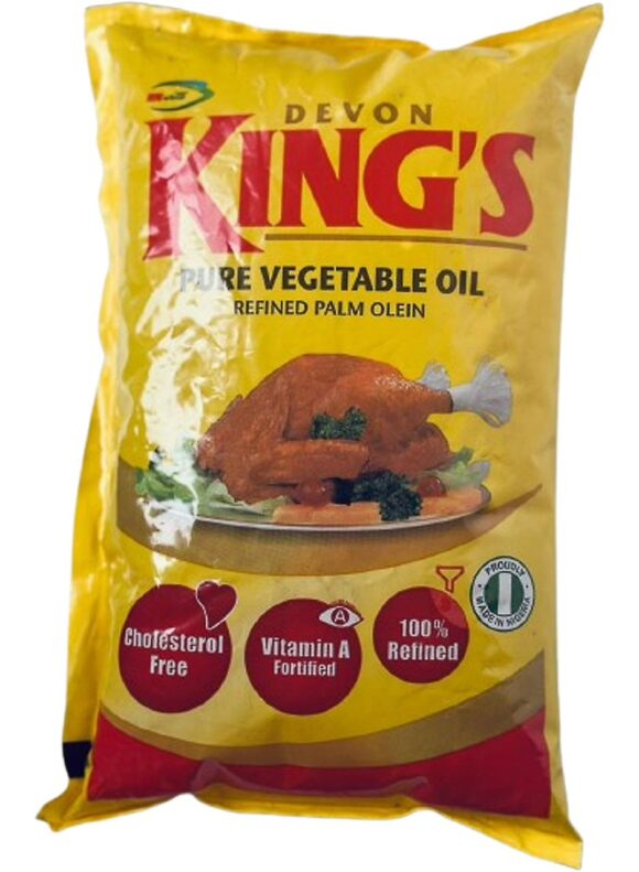 Kings Vegetable Cooking Oil 1000ml X 12sachets