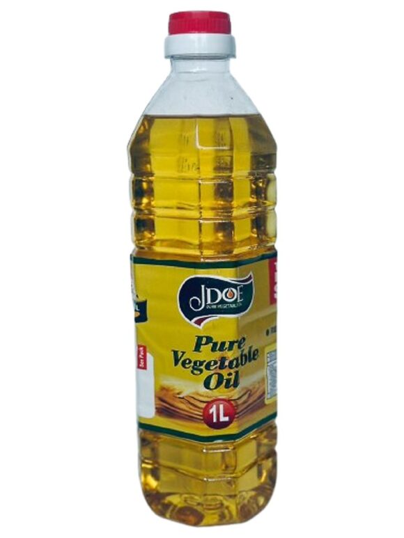 Jdoe Vegetable Cooking Oil 1L X 12bottles
