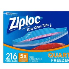 Ziplock Quart Freezer (216 total bags)